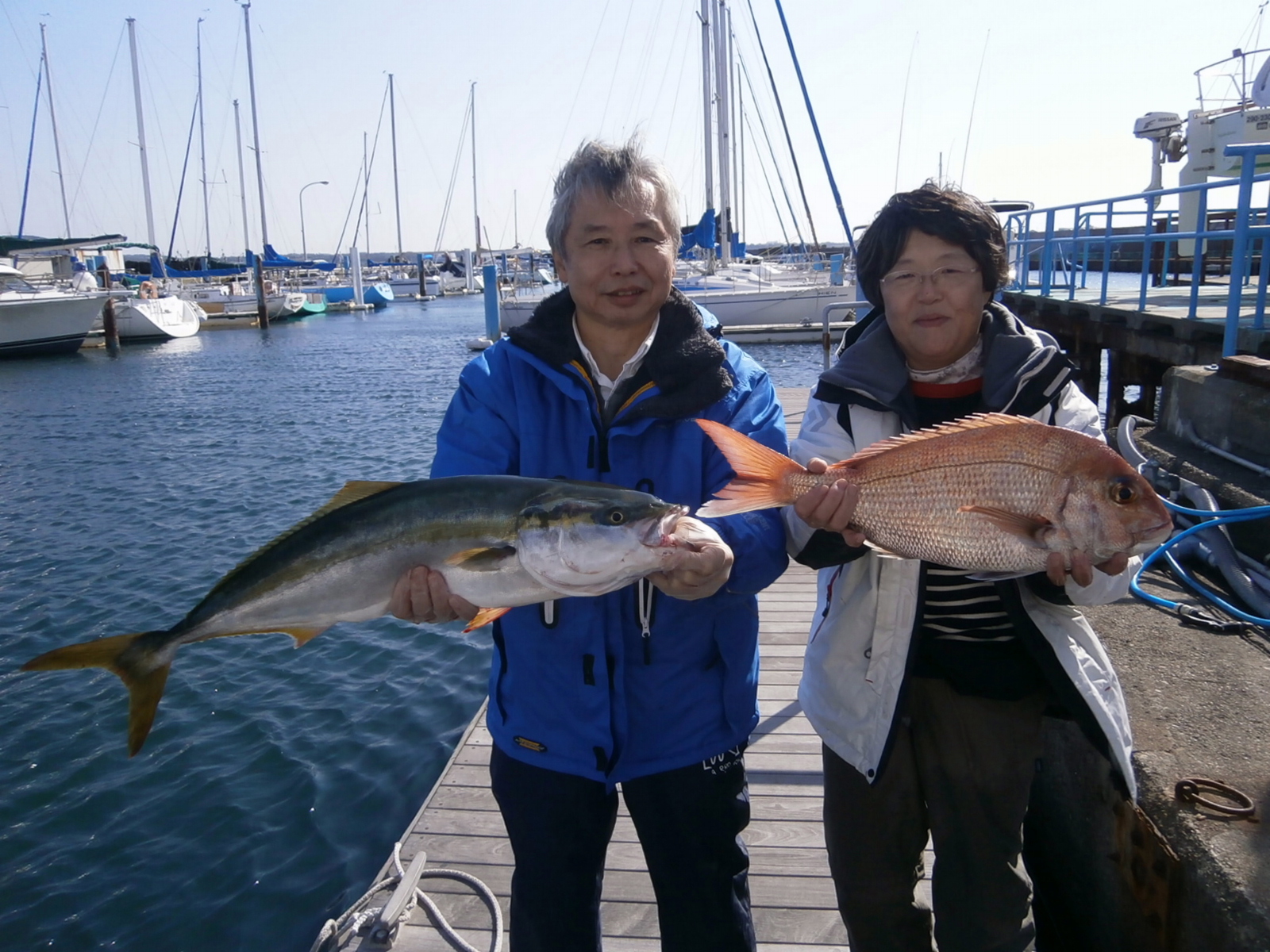 釣人：猪口様ご夫妻