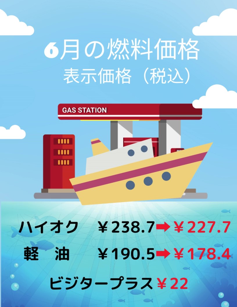 燃料価格改定のお知らせ